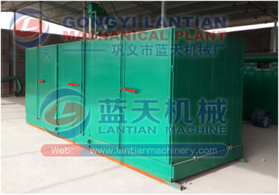 Charcoal briquette dryer