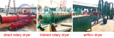 Wood sawdust dryer